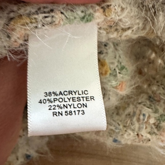 RAGA x Anthropologie Confetti Pullover Size Large Sweater Crewneck Soft Colorful - Picture 8 of 10